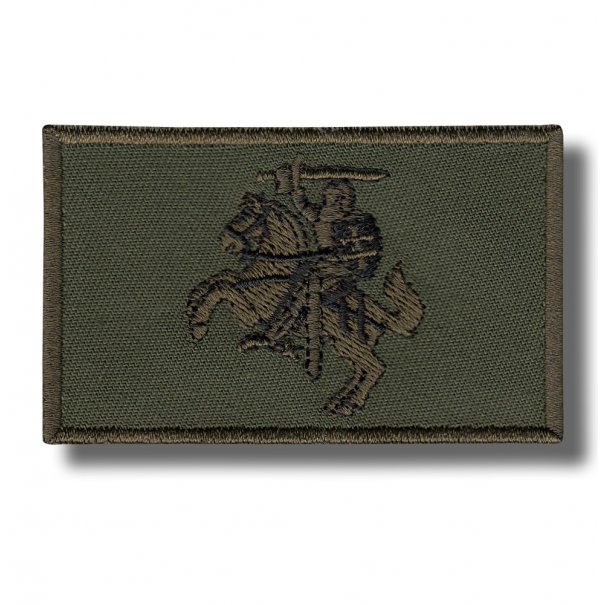 Patch "Vytis" in the green background