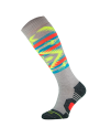 Snowboarding technical socks Grey/orange