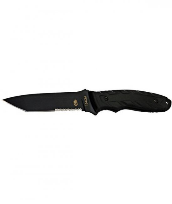 CFB - TANTO, SERRATED Fixed Blade Knife Gerber
