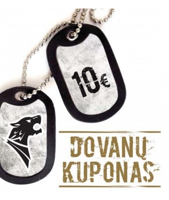 Dovanų kuponas 10 €