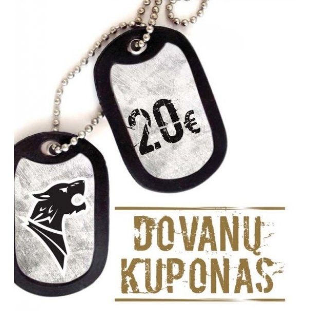 Dovanų kuponas 20 €